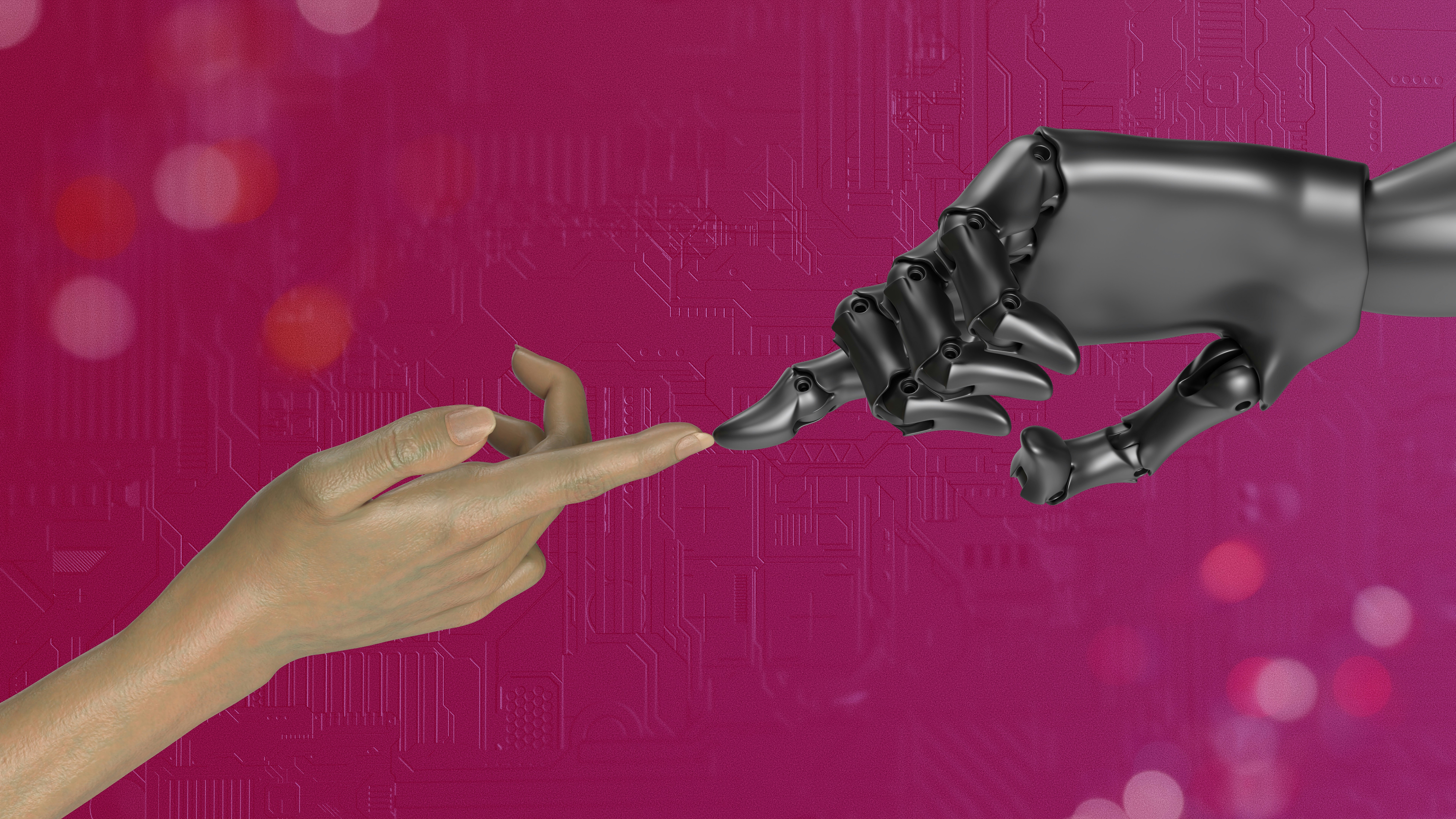 AI and human collaboration representing the future of technology consulting