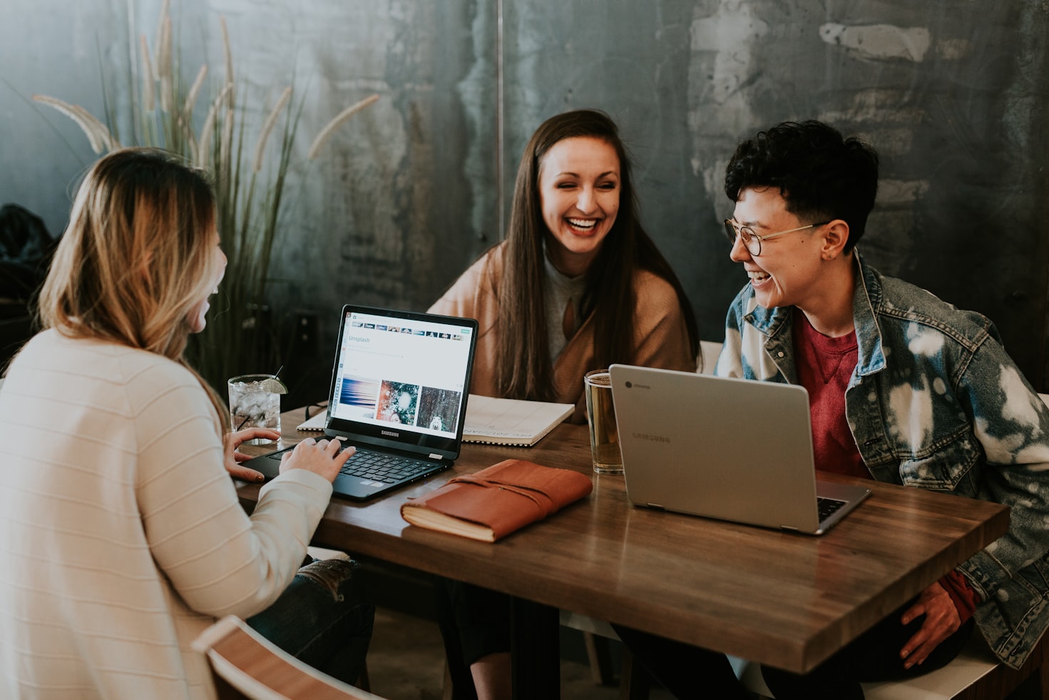 Diverse team of AI consultants collaborating on innovative technology solutions